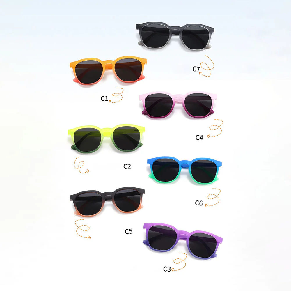Techsuit 691 Kids' Sunglasses, Polarized, UV Protection, Black - Image 9