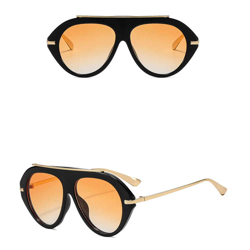 Techsuit 8092 Women's Sunglasses, Black Orange - Image 2