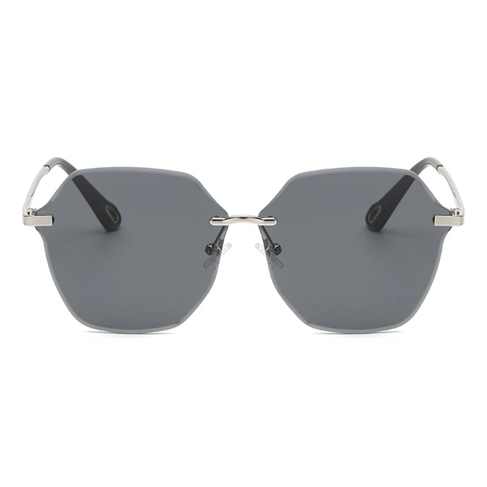 Techsuit 8195 Women's Sunglasses, Black Silver - Image 2