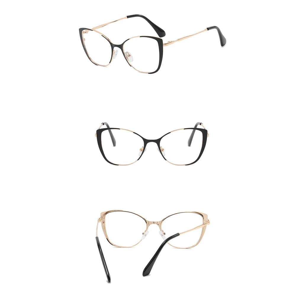 Techsuit 8808 Women's Computer Glasses, Anti-Blue Light, Black - Image 3