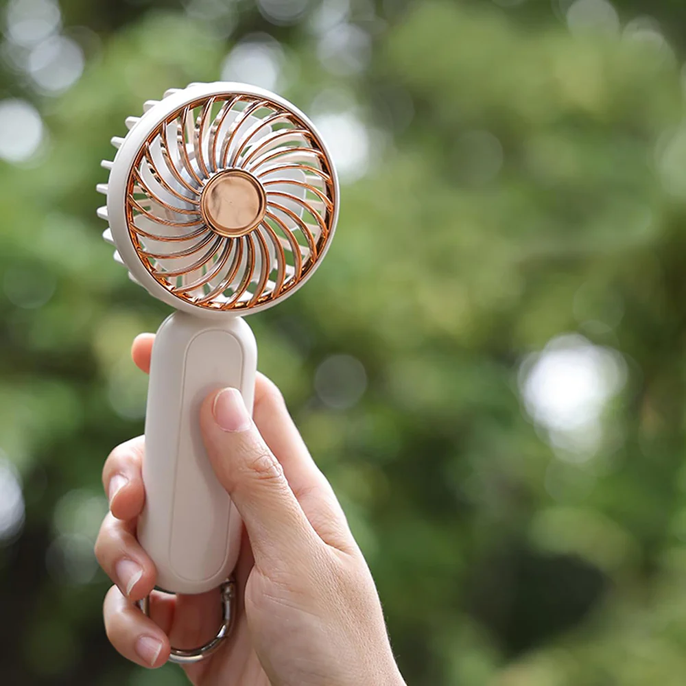 Techsuit A217 Portable Fan, Beige - Image 4