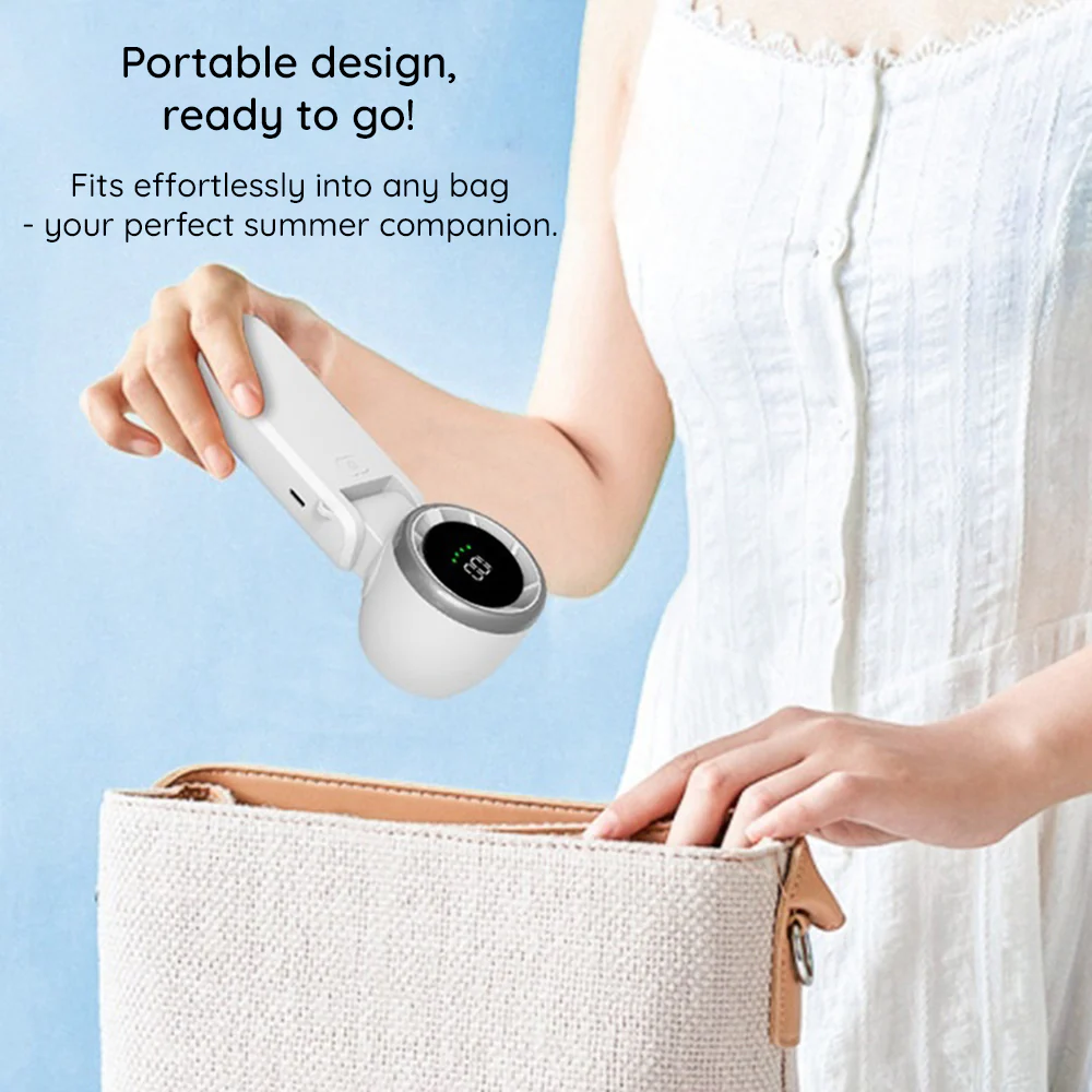 Techsuit A9 Portable Fan, Pink - Image 5