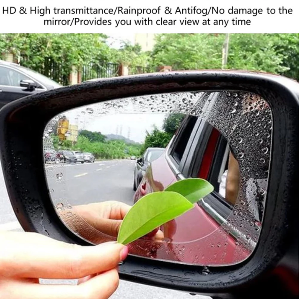 Techsuit Anti-Rain Mirror Film, 135mm x 95mm, Plastic, Set of 2 pieces - Image 5