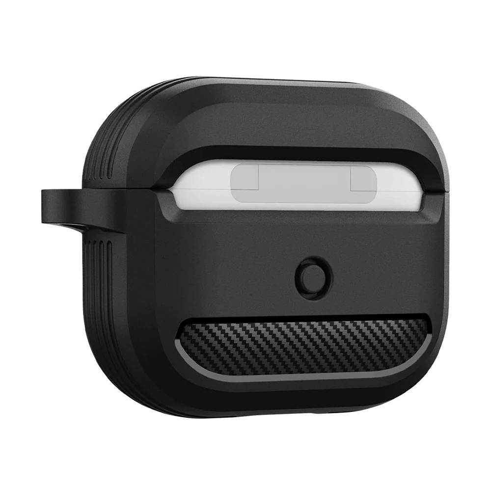 Techsuit Carbon Case for Apple AirPods 3, Gray - Image 3