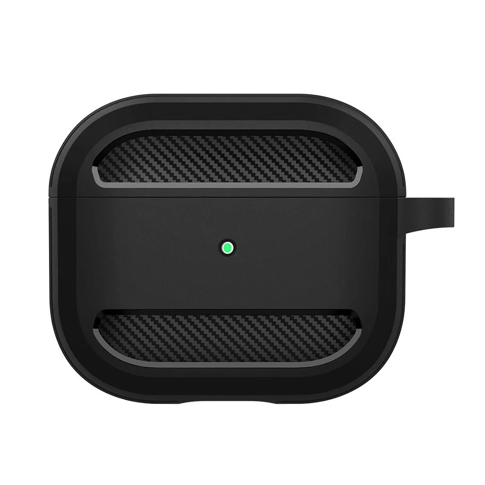 Techsuit Carbon Case for Apple AirPods 3, Navy Blue - Image 2