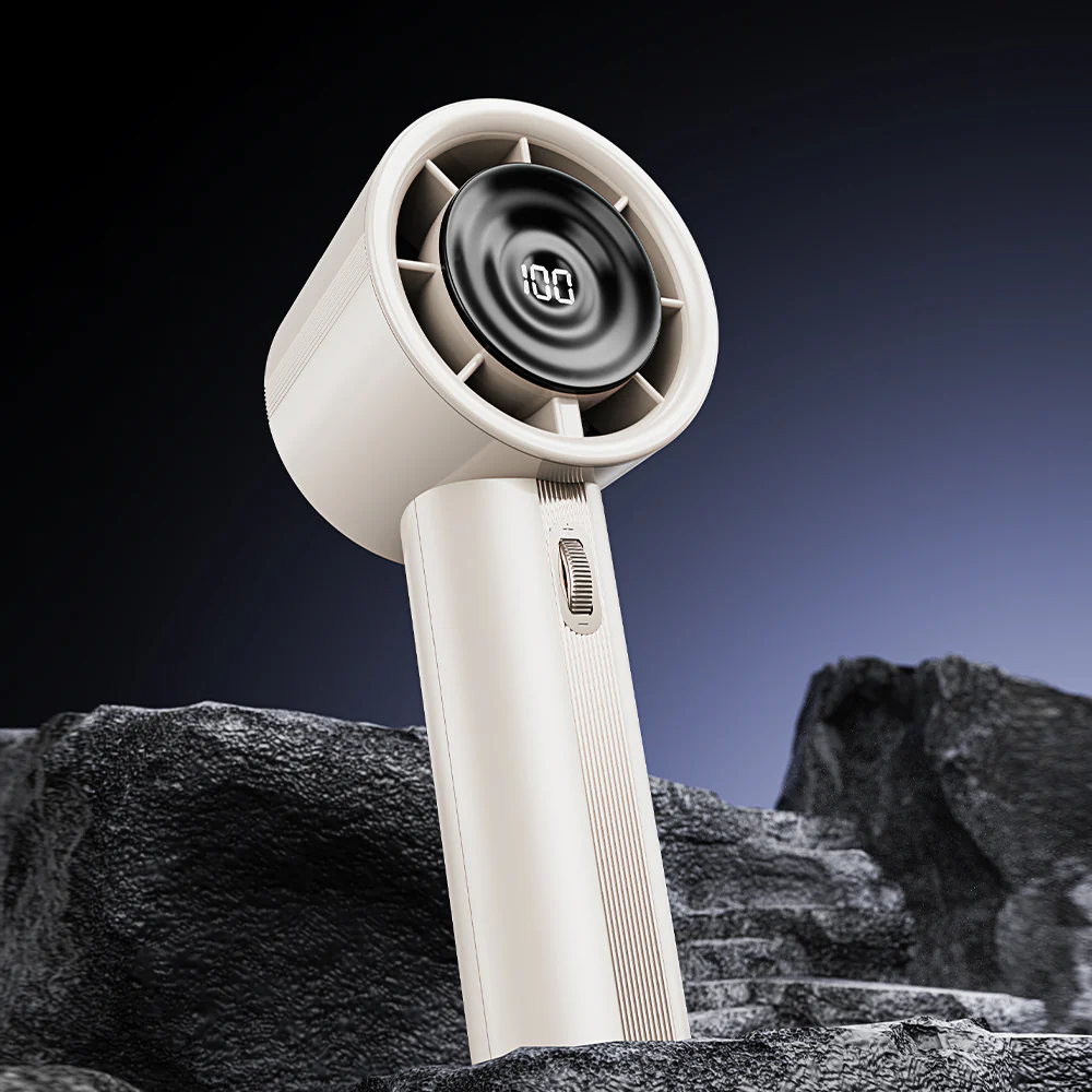 Techsuit CT-111 Portable Fan, White - Image 2