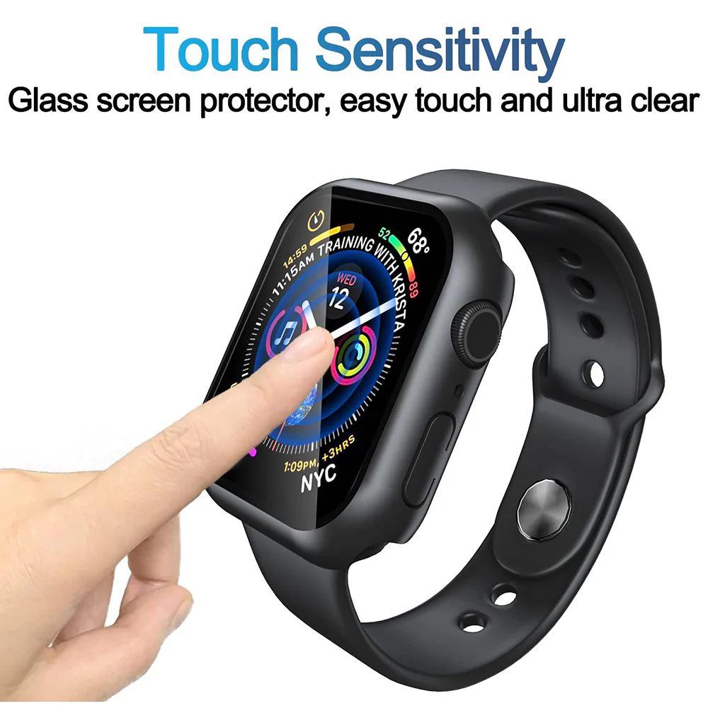 Techsuit Defense360 Pro Case for Apple Watch 7 45mm Series, Black - Image 2