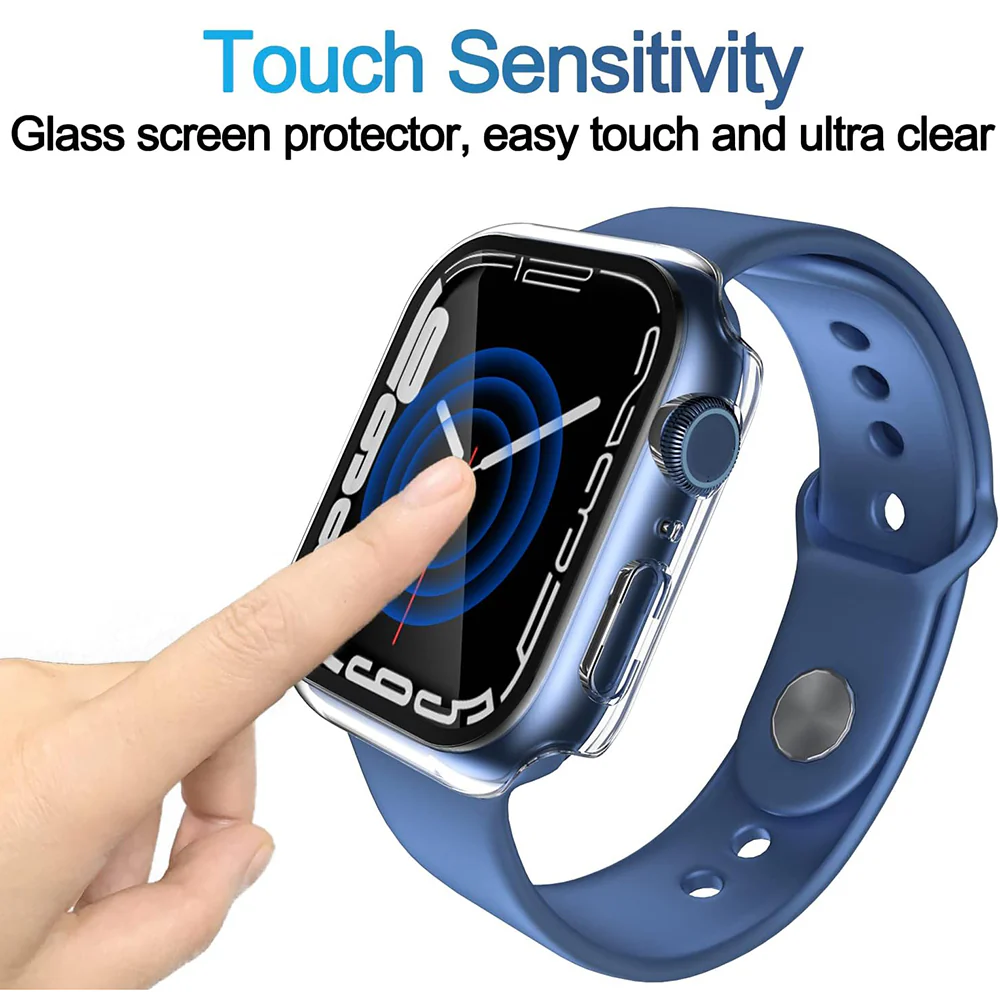Techsuit Defense360 Pro Case for Apple Watch 7 45mm Series, Transparent - Image 2