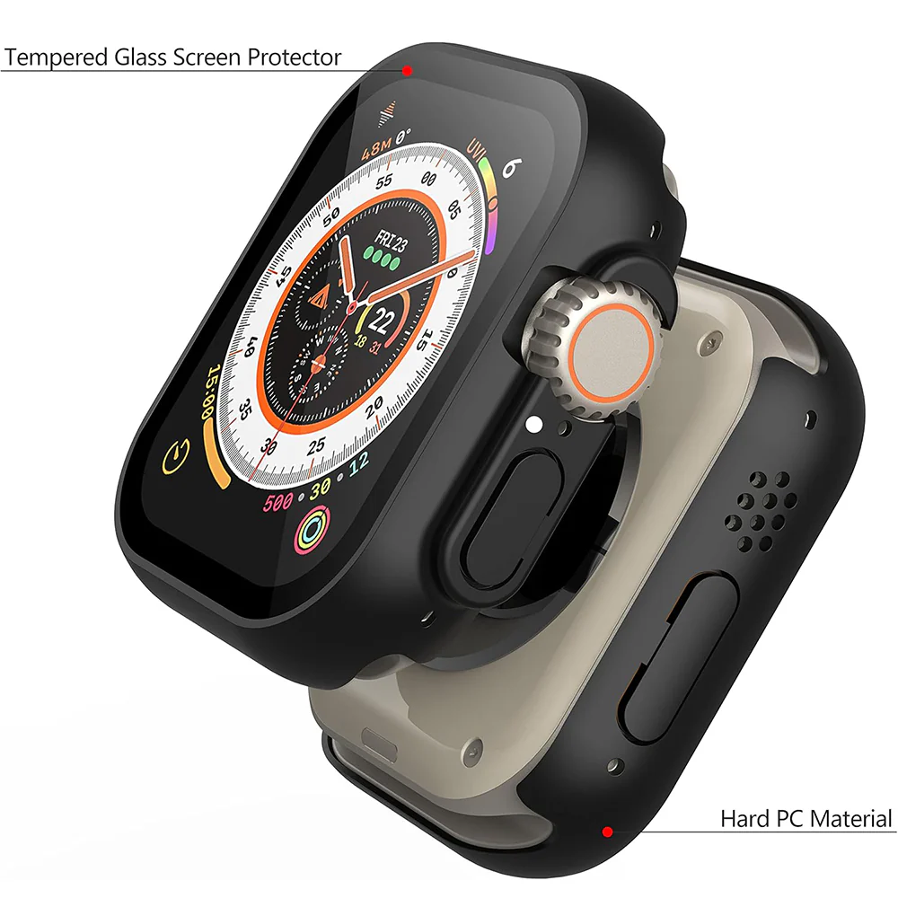 Techsuit Defense360 Pro Case for Apple Watch Ultra Series, Black - Image 3