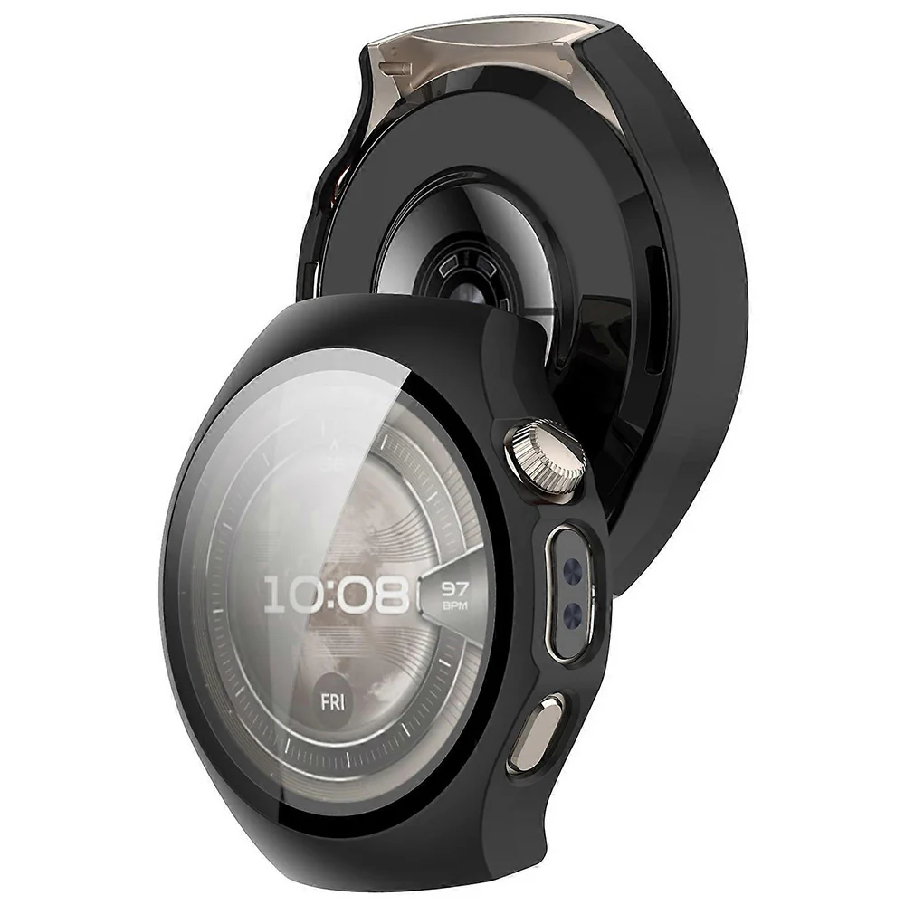 Techsuit Defense360 Pro Case for Huawei Watch 5 46mm, Black - Image 3