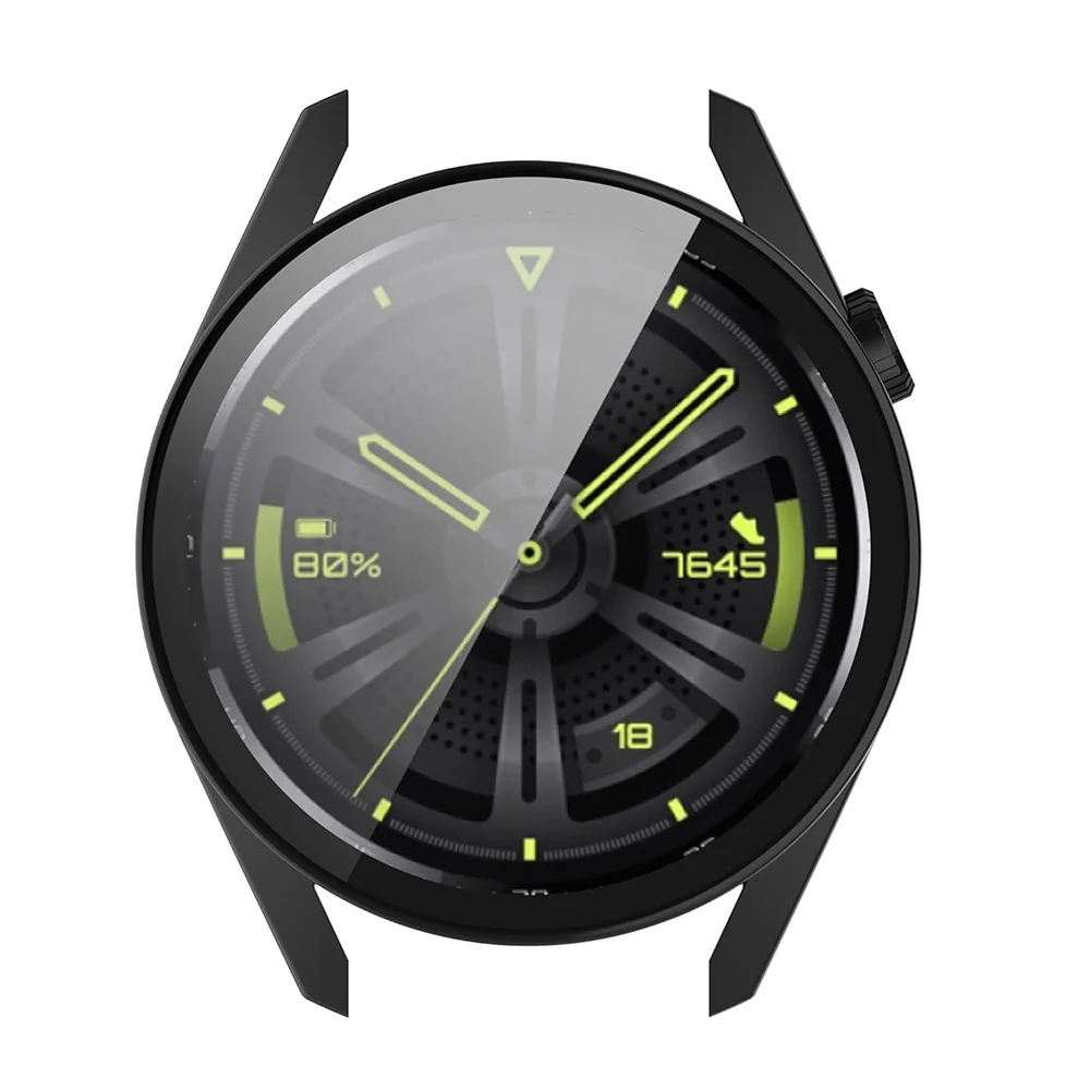 Techsuit Defense360 Pro Case for Huawei Watch GT 3 42mm, Black - Image 6