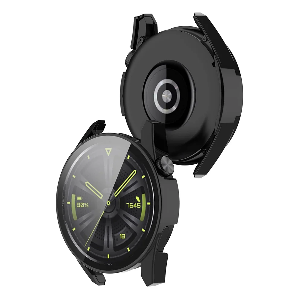 Techsuit Defense360 Pro Case for Huawei Watch GT 3 42mm, Black - Image 7