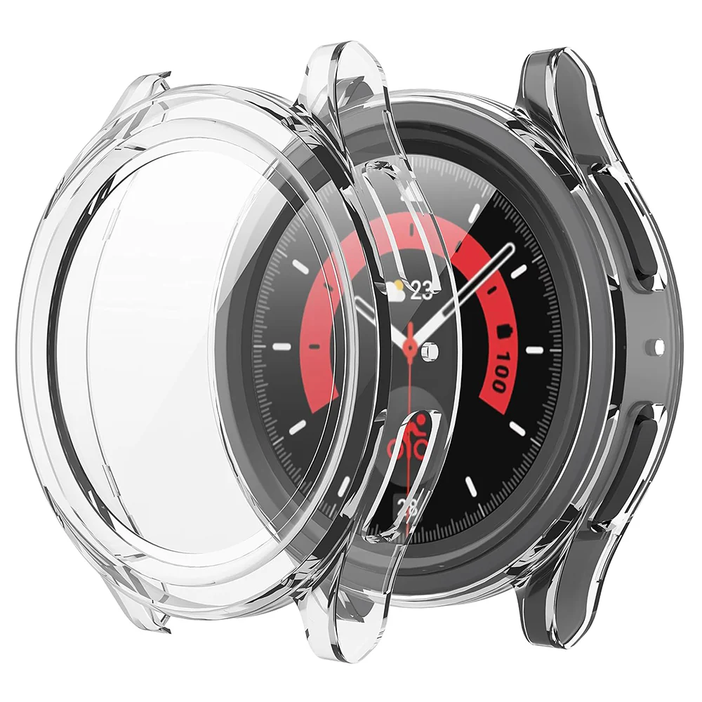 Techsuit Defense360 Pro Case for Samsung Galaxy Watch5 Pro 45mm, Transparent