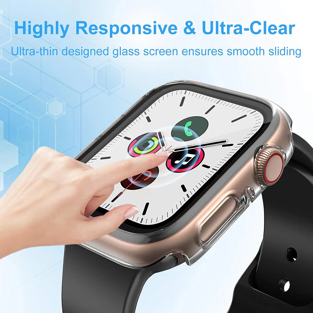 Techsuit Defense360 Pro Case for Samsung Galaxy Watch5 Pro 45mm, Transparent - Image 6