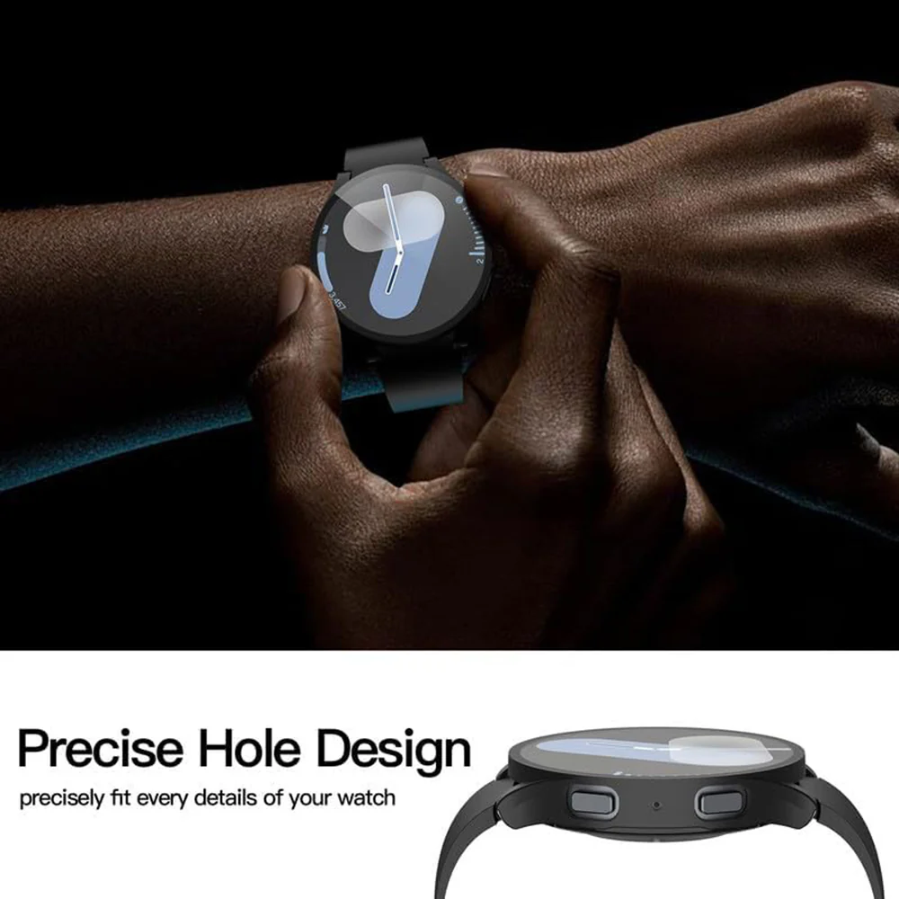 Techsuit Defense360 Pro Case for Samsung Galaxy Watch7 44mm, Black - Image 4