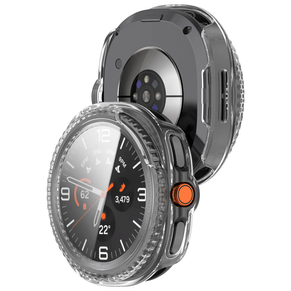 Techsuit Defense360 Pro Case for Samsung Galaxy Watch8 Classic, Transparent - Image 3