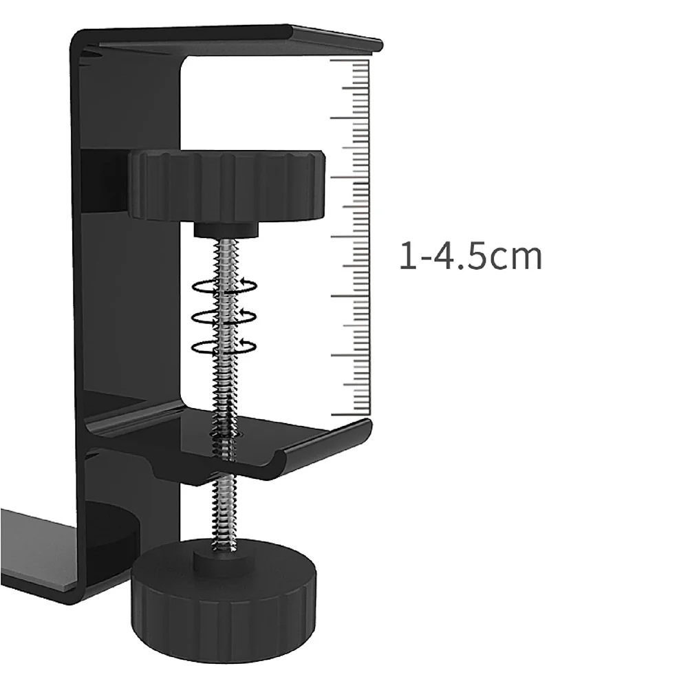 Techsuit DH2 Desk Stand for Headphones / Bag, Black - Image 5