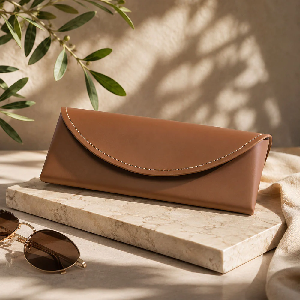 Techsuit ETM3 Glasses Case, 152mm x 66mm x 36mm, Beige - Image 5