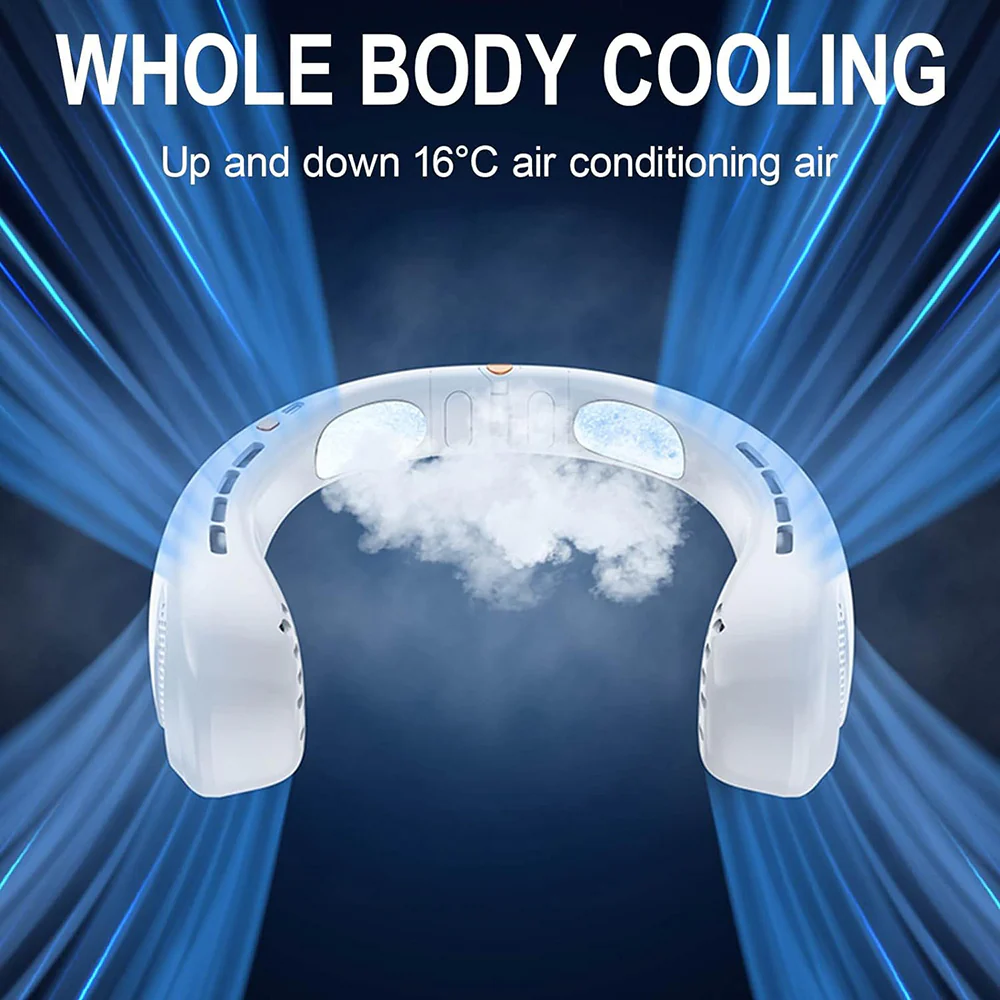 Techsuit H6 Portable Fan, White - Image 3