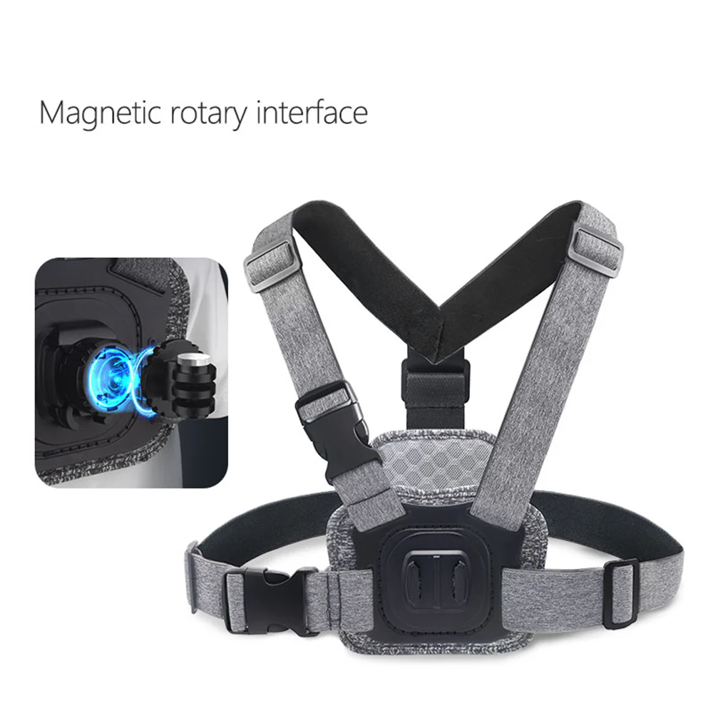 Techsuit JX-002 Chest Mount for GoPro Series, Grey - Image 3