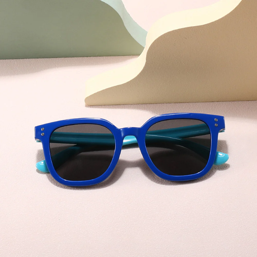 Techsuit Kids Sunglasses 8351-C27, Polarized, Blue Pink - Image 5