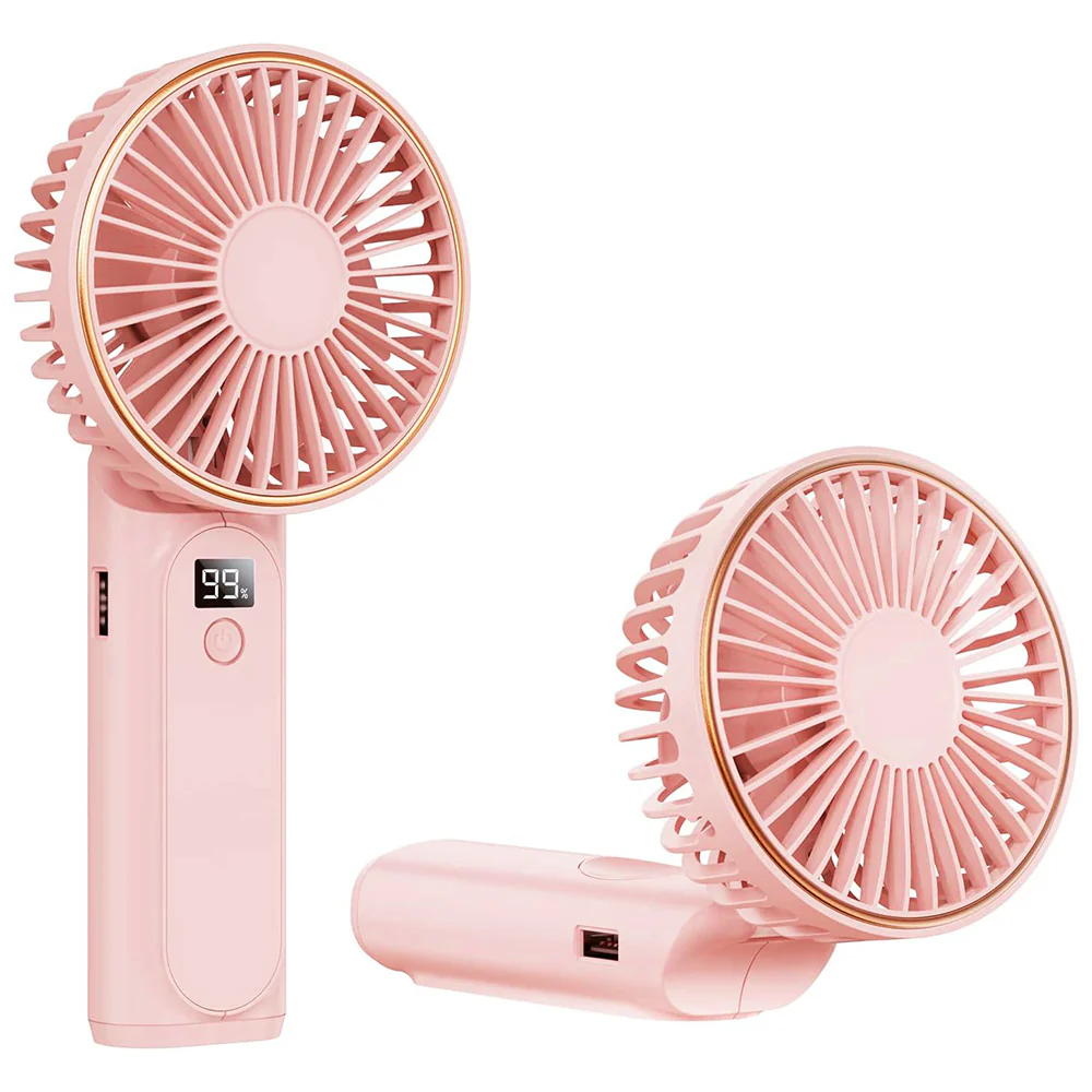Techsuit M12 Portable Fan, Pink