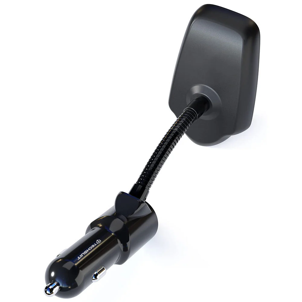 Techsuit MFM4 Bluetooth FM Modulator, 1 x USB-A - 1 x 3.5mm - 1 x microSD, Black - Image 4