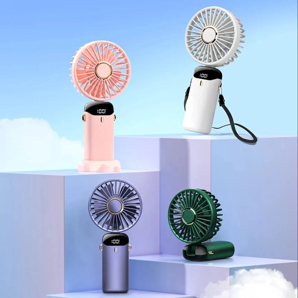 Techsuit N15 Portable Fan, Purple - Image 2