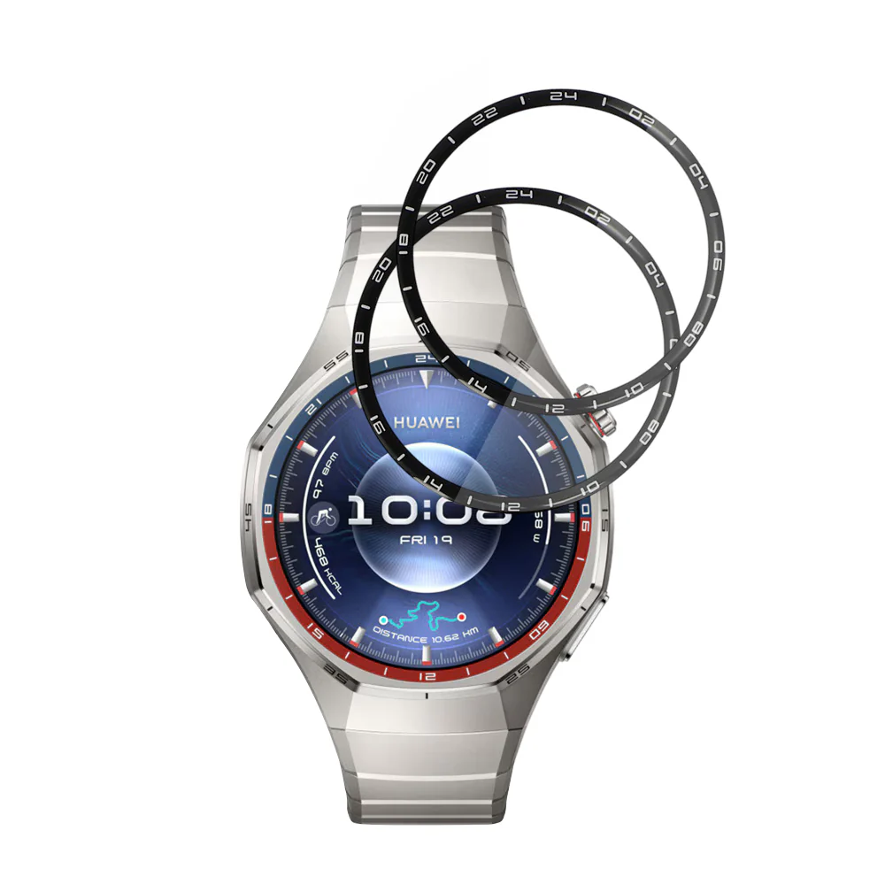 Techsuit Nano Flex Protection Film for Huawei Watch GT 6 Pro, Set of 2 Pieces, Plastic, Black - Image 2