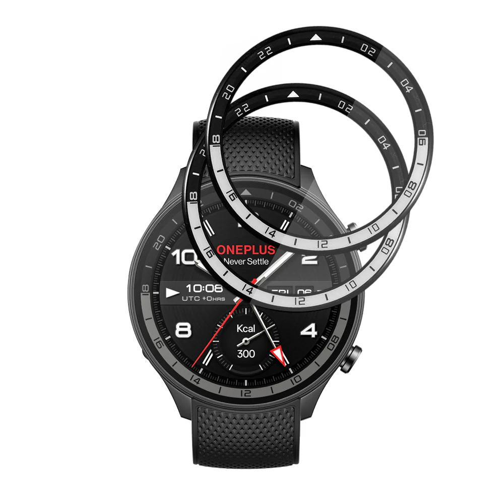 Techsuit Nano Flex Protection Film for OnePlus Watch 2R, Set of 2 Pieces, Plastic, Black - Image 2