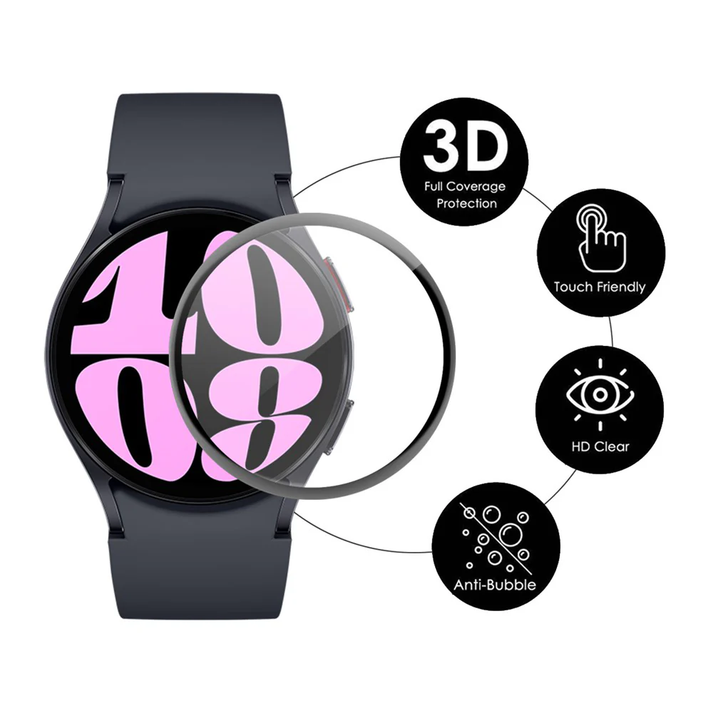 Techsuit Nano Flex Protection Film for Xiaomi Smart Band 9 Pro, Set of 2 Pieces, Plastic, Black - Image 5