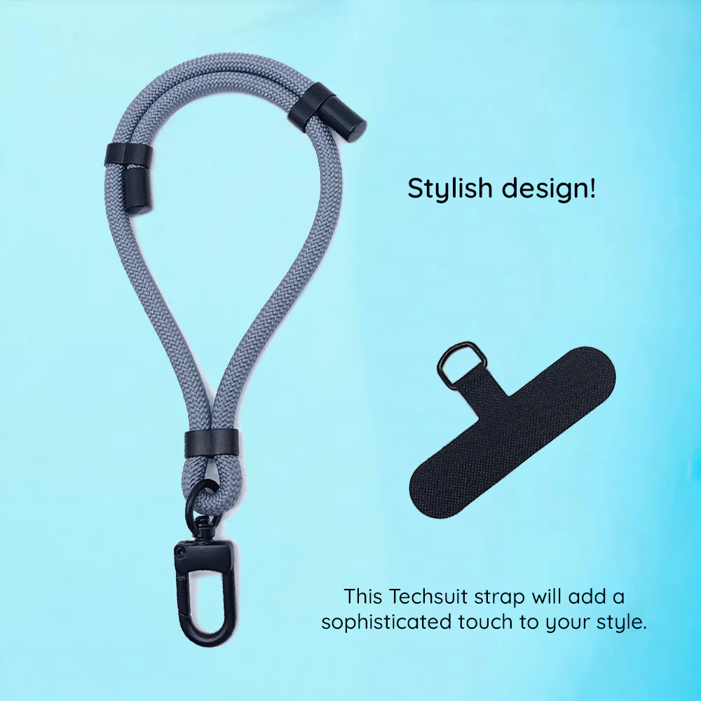 Techsuit Phone Lanyard RWS1-03, Orange - Image 4