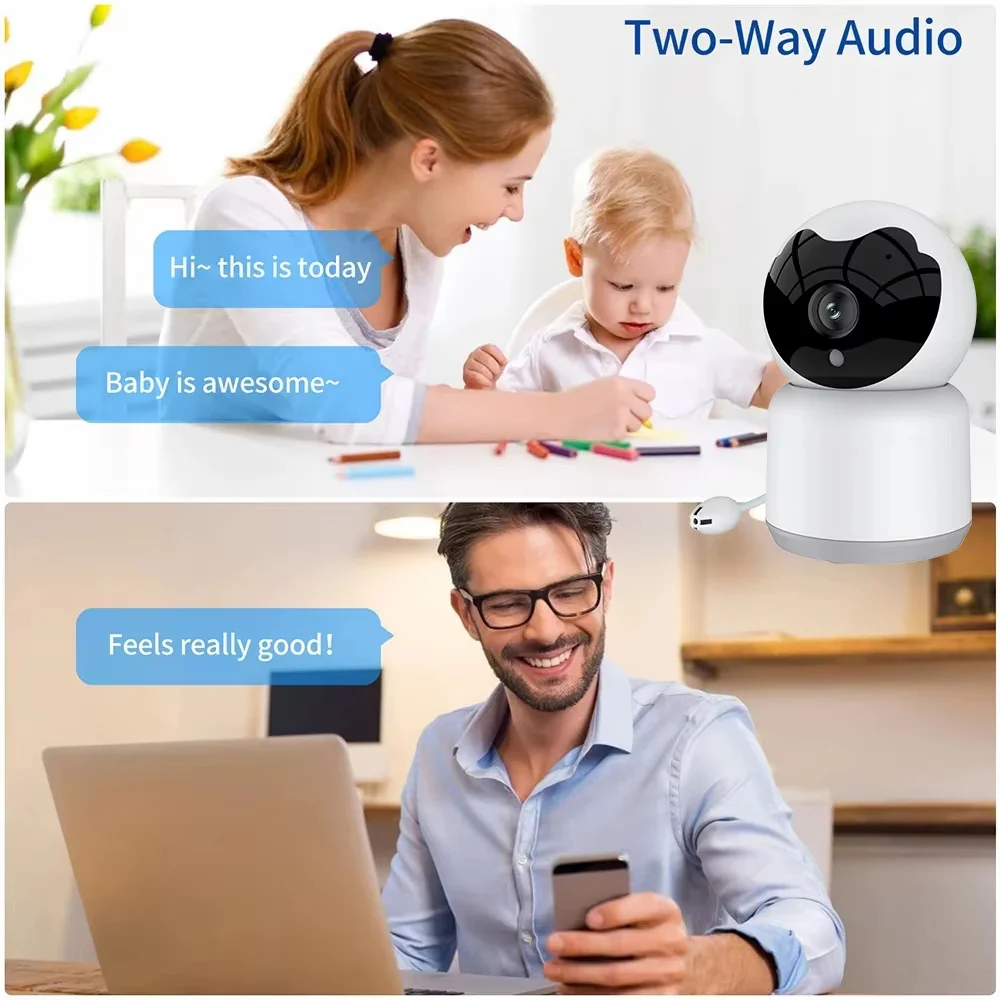 Techsuit Q15A Baby Surveillance Camera, Wi-Fi, 1080P, Indoor - Image 5