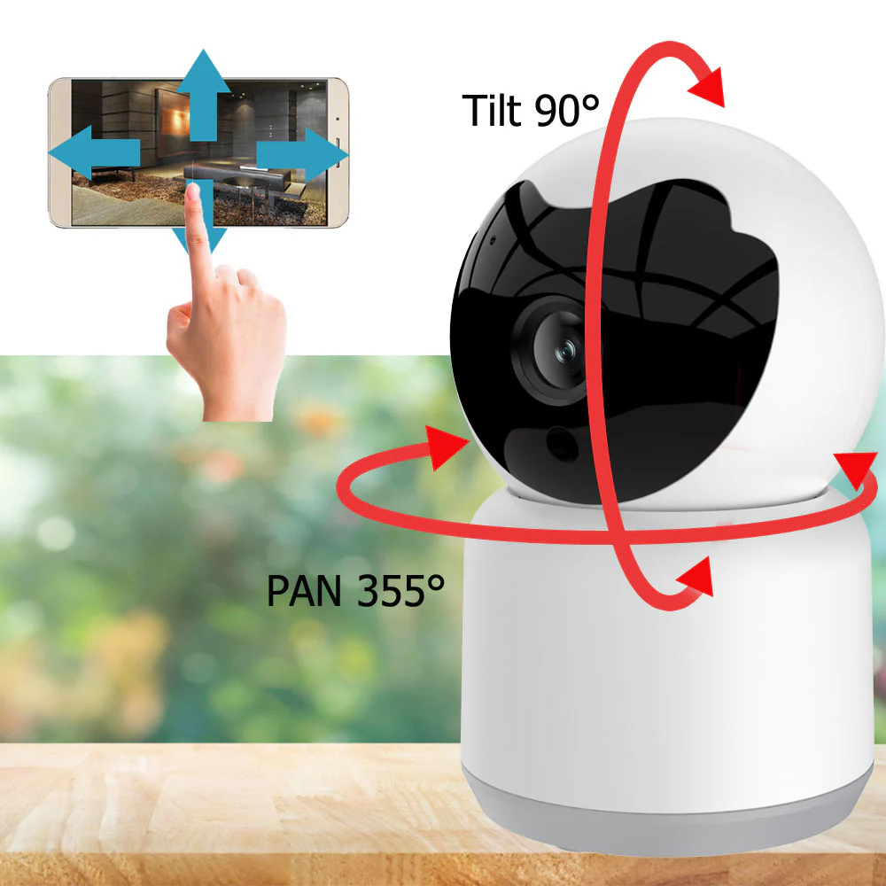 Techsuit Q15A Baby Surveillance Camera, Wi-Fi, 1080P, Indoor - Image 7