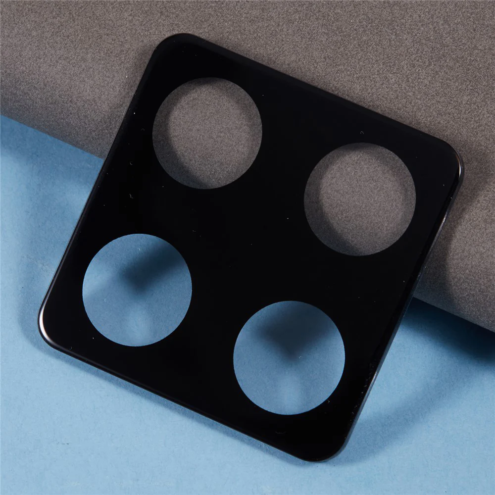 Techsuit Rear Camera Protection Film for Honor 400 Smart 4G / X7d 4G / 400 Smart 5G, Tempered Glass, Black - Image 3