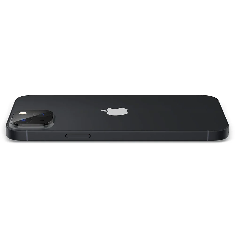 Techsuit Rear Camera Protective Film for Apple iPhone 14 Plus / 14, Tempered Glass, Black - Image 5