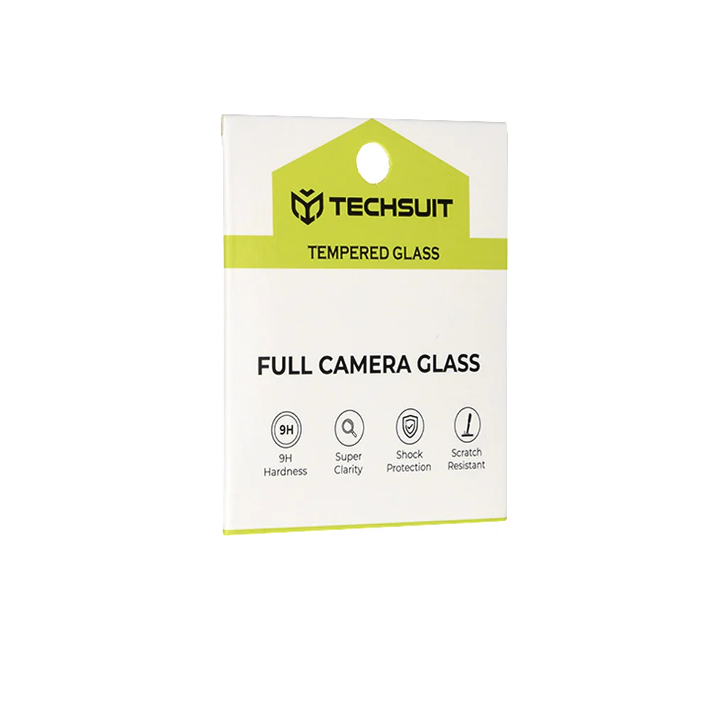Techsuit Rear Camera Protective Film for Apple iPhone 17 Pro Max, Tempered Glass, Orange - Image 7