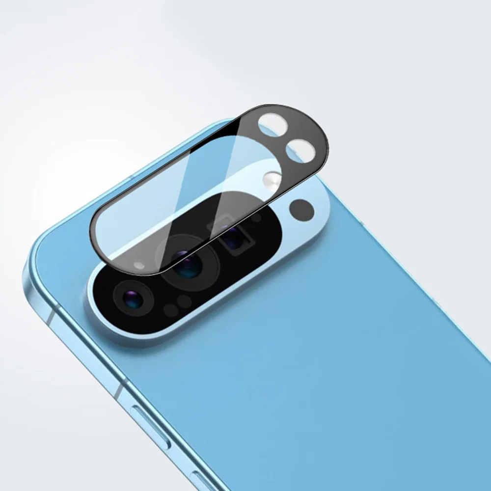 Techsuit Rear Camera Protective Film for Google Pixel 9 Pro XL, Tempered Glass, Black - Image 3