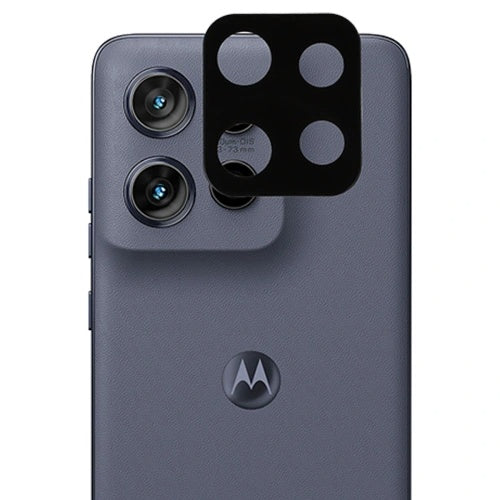 Techsuit Rear Camera Protective Film for Motorola Moto G86, Tempered Glass, Black - Image 2