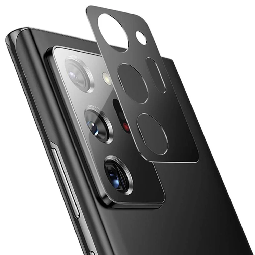 Techsuit Rear Camera Protective Film for Samsung Galaxy Note 20 Ultra 5G N986 / Note 20 Ultra N985, Tempered Glass, Black - Image 2