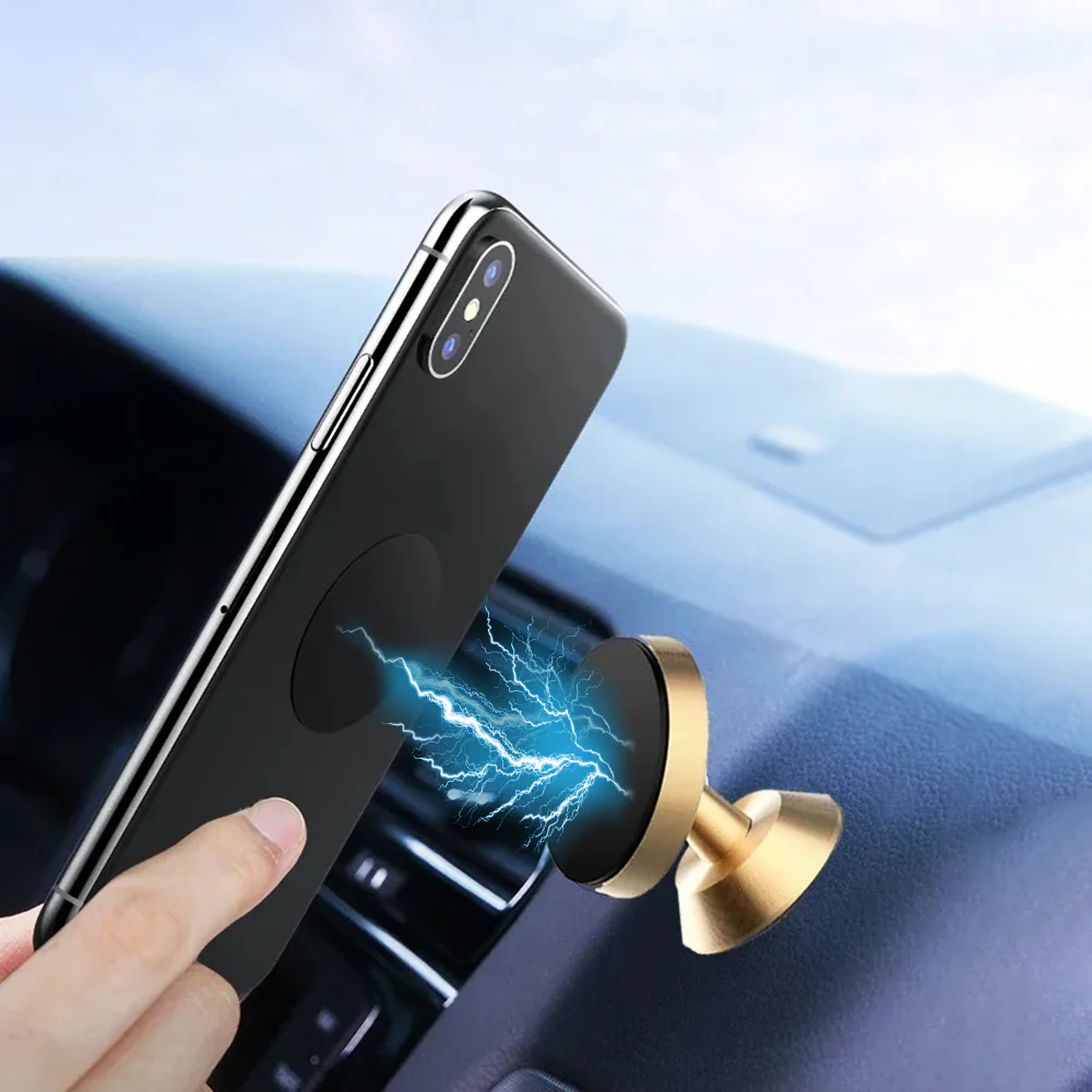 Techsuit S10 Magnetic Car Holder, Universal, Black - Image 7