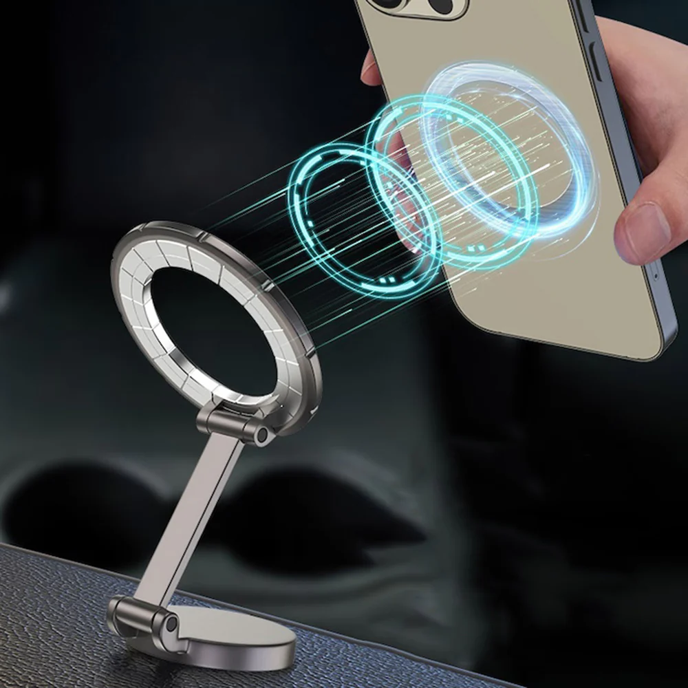 Techsuit S13 Magnetic Car Holder, Universal, Grey - Image 6