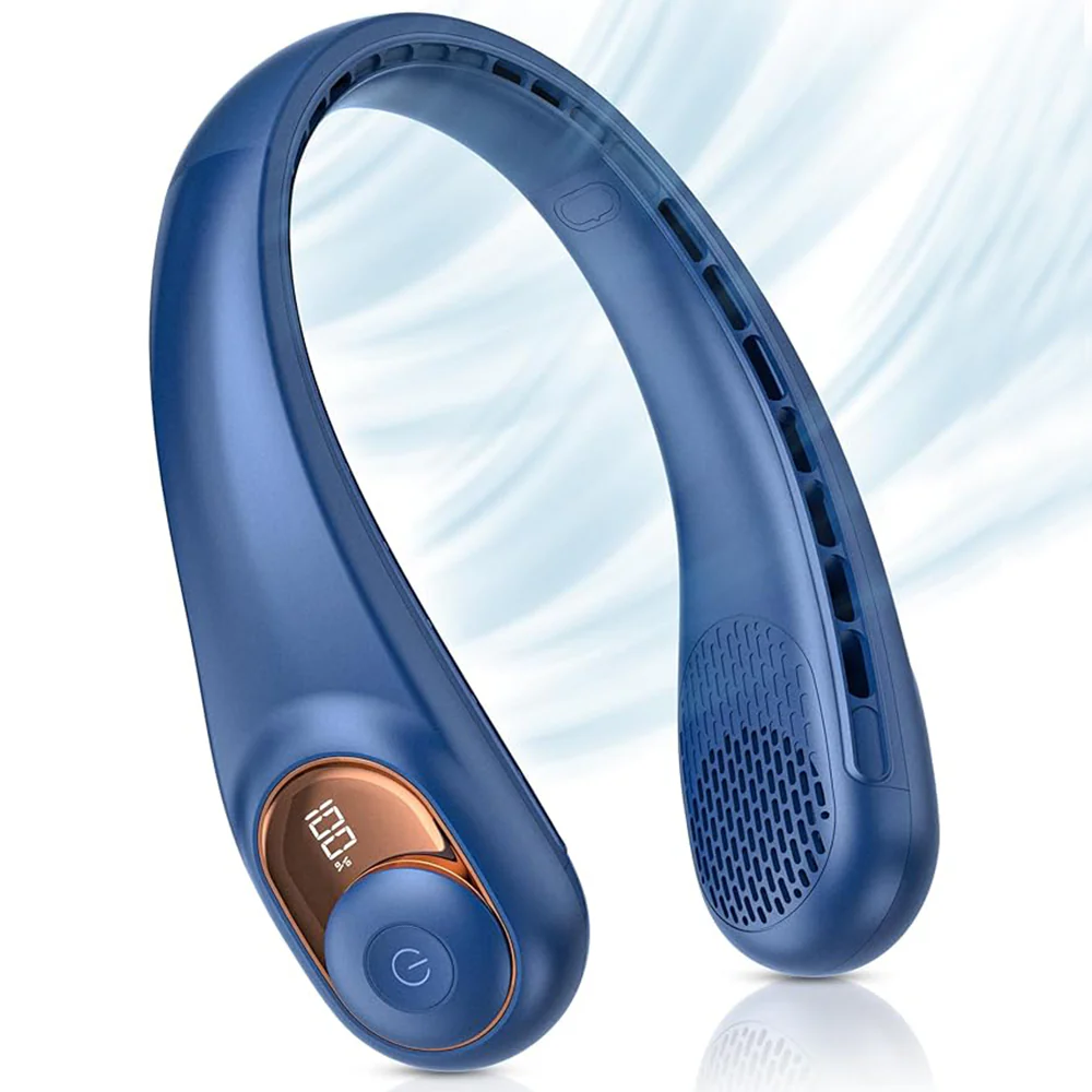Techsuit S9 Portable Fan, Blue - Image 3