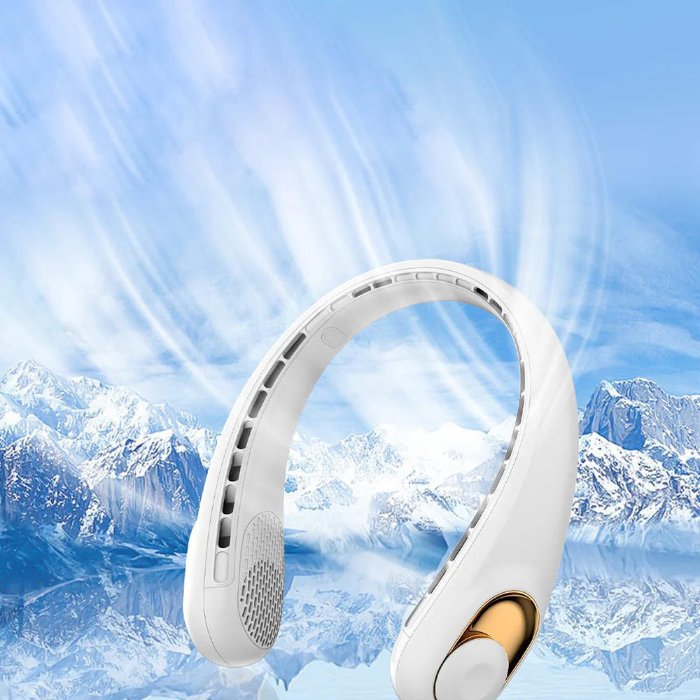 Techsuit S9 Portable Fan, Blue - Image 4