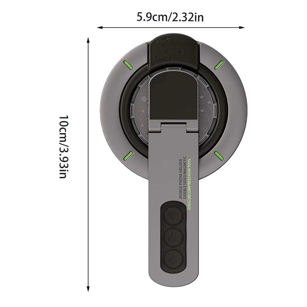 Techsuit SB1 Universal Ring Holder, Gray - Image 3
