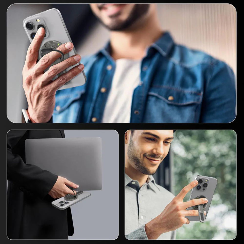 Techsuit SB1 Universal Ring Holder, Gray - Image 6