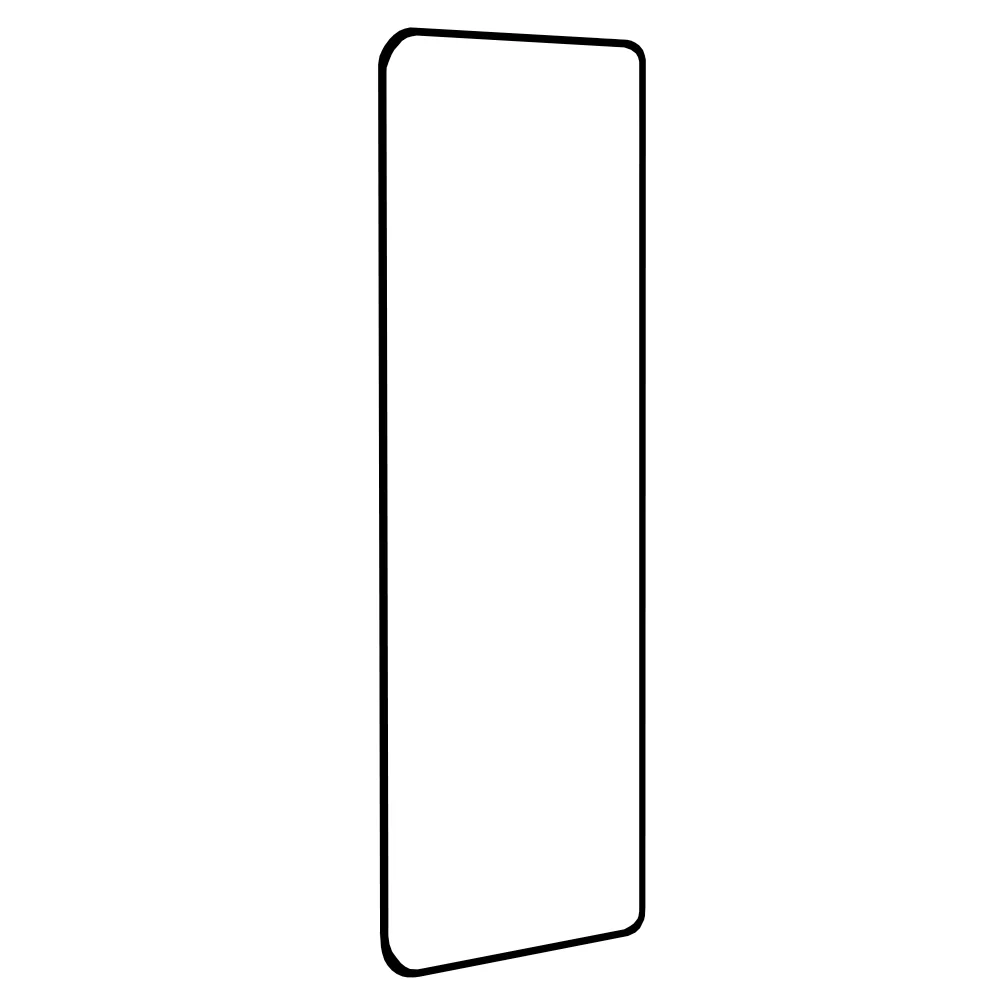 Techsuit Screen Protector Film for Motorola Edge 40 Neo, Tempered Glass, Full Glue, 111D, Black - Image 3
