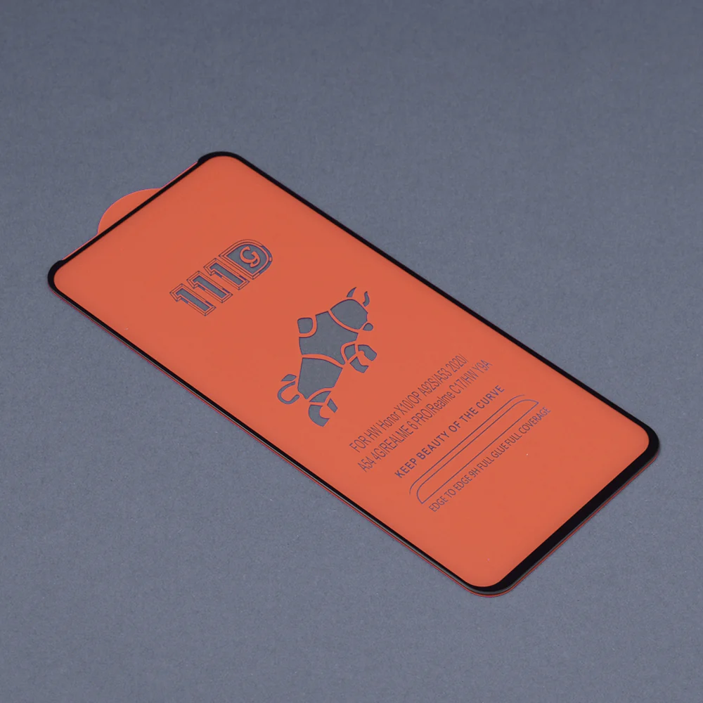 Techsuit Screen Protector Film for Xiaomi Poco M4 Pro / Redmi Note 11S / Note 11, Tempered Glass, Full Glue, 111D, Black - Image 2