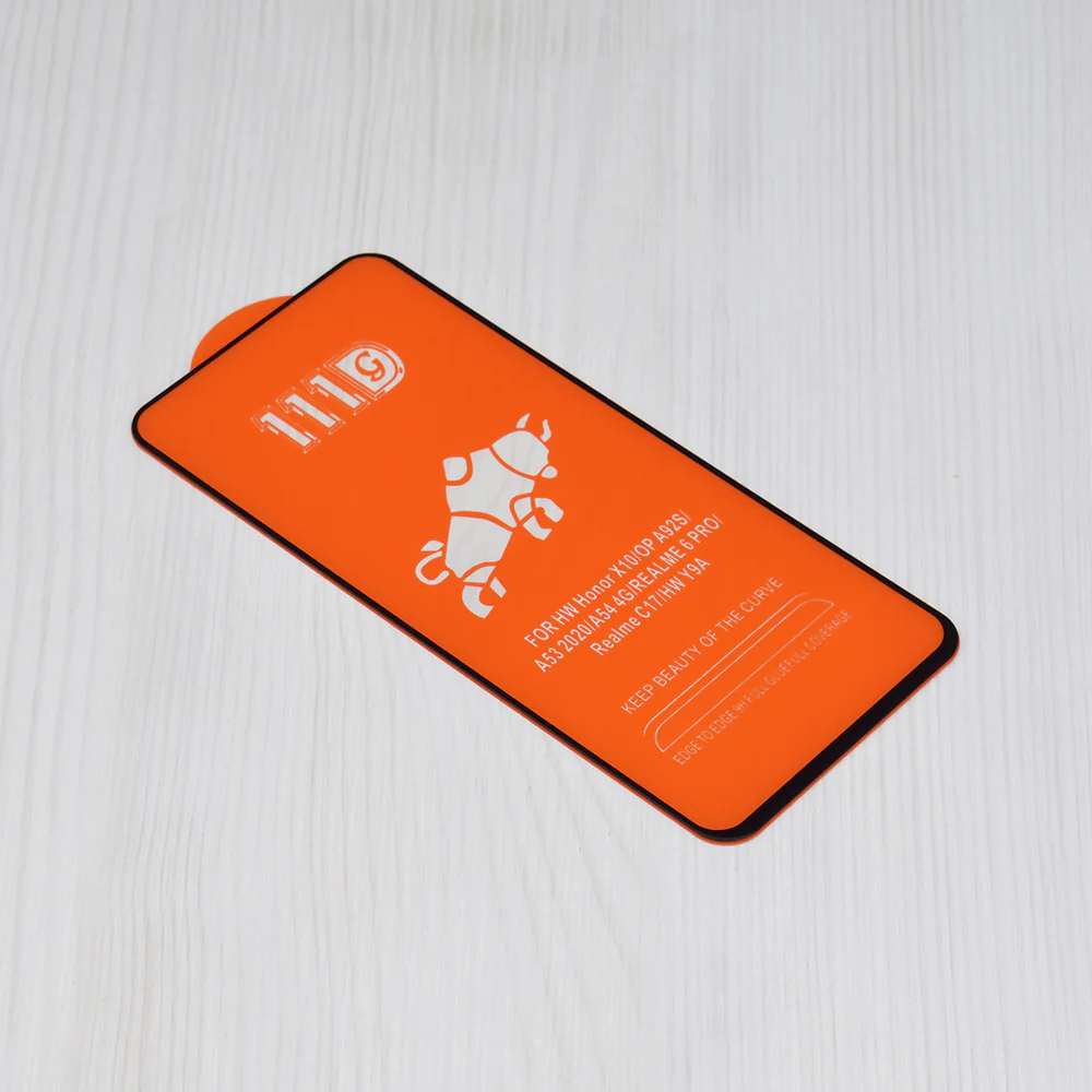 Techsuit Screen Protector Film for Xiaomi Redmi Note 13 4G, Tempered Glass, Full Glue, 111D, Black - Image 2