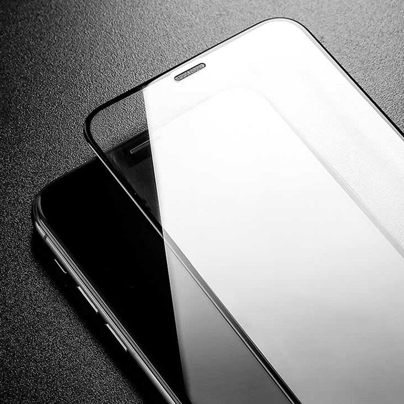 Techsuit Screen Protector for Oppo Find X9, Tempered Glass, Full Glue, 111D, Black - Image 2